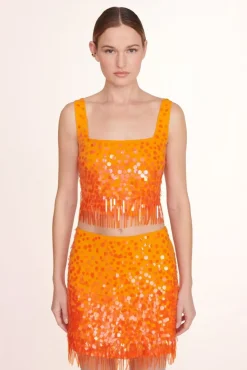 STAUD -JASMIN TOP - PAPAYA
