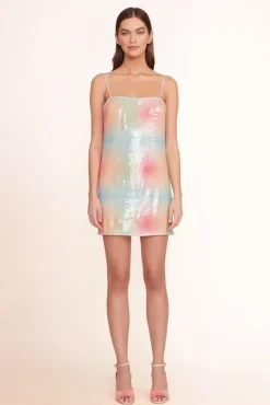 STAUD -JENNY DRESS - MULTI AURA