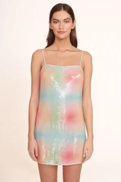 STAUD -JENNY DRESS - MULTI AURA