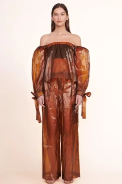 STAUD -JORDAN PANT - AMBER