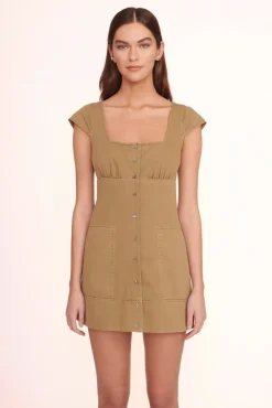 STAUD -JULIA DRESS - ROSEMARY