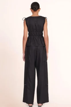 STAUD -KENDRA TOP - BLACK