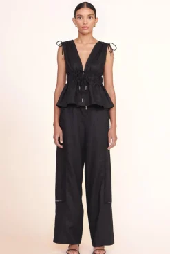 STAUD -KENDRA TOP - BLACK