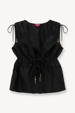 STAUD -KENDRA TOP - BLACK
