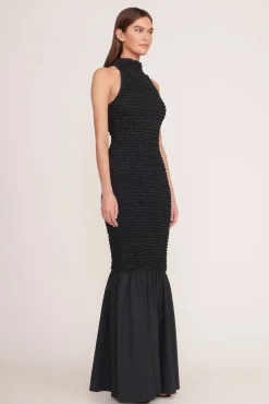 STAUD -KIERA DRESS - BLACK