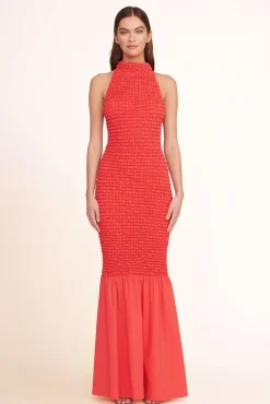 STAUD Occasion Dresses-KIERA DRESS - HIBISCUS