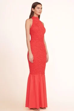 STAUD Occasion Dresses-KIERA DRESS - HIBISCUS