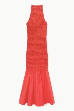 STAUD Occasion Dresses-KIERA DRESS - HIBISCUS