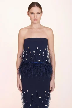 STAUD -KRISTEN TOP - NAVY