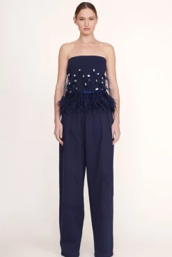 STAUD -KRISTEN TOP - NAVY