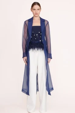 STAUD -KRISTEN TOP - NAVY