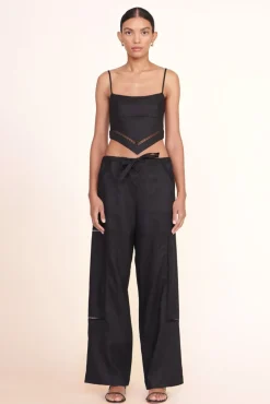 STAUD -LOYALTY TOP - BLACK