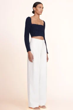 STAUD -LUISA PANT - IVORY