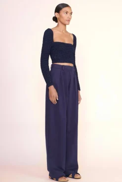 STAUD -LUISA PANT - NAVY
