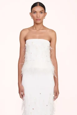 STAUD Bridal Dresses-MAKAYLA SKIRT - IVORY