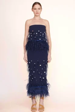 STAUD -MAKAYLA SKIRT - NAVY