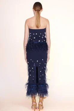 STAUD -MAKAYLA SKIRT - NAVY