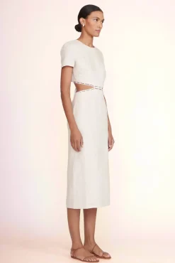 STAUD -MATTEO DRESS - NATURAL