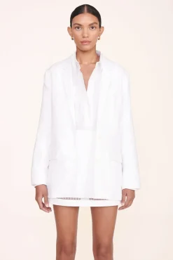 STAUD -MAXWELL BLAZER - WHITE