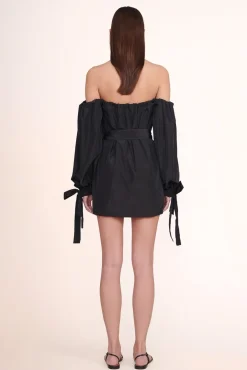 STAUD -MINI COLBY DRESS - BLACK