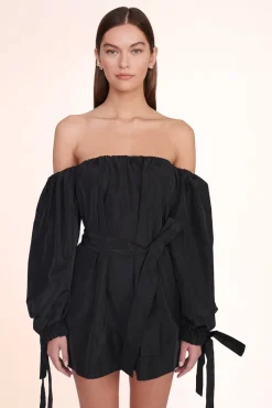 STAUD -MINI COLBY DRESS - BLACK