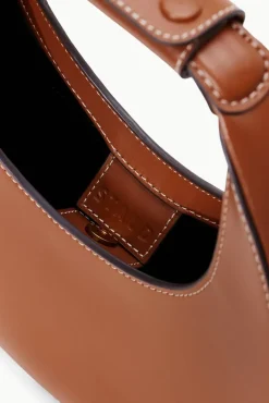 STAUD -MINI MOON BAG - TAN