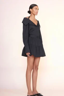STAUD -MINI SEA SKIRT - BLACK