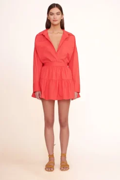 STAUD -MINI SEA SKIRT - HIBISCUS