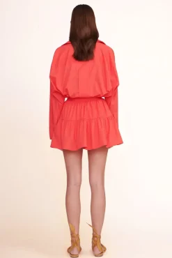 STAUD -MINI SEA SKIRT - HIBISCUS