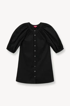 STAUD -MINI VINCENT DRESS - BLACK