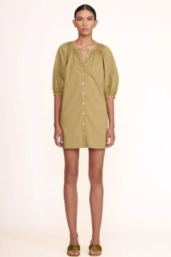 STAUD -MINI VINCENT DRESS - KHAKI