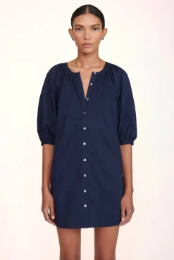 STAUD -MINI VINCENT DRESS - NAVY