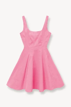 STAUD -MINI WELLS DRESS - PLUMERIA