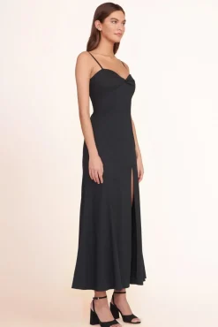 STAUD -NATALY DRESS - BLACK