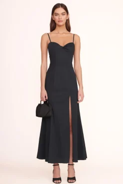 STAUD -NATALY DRESS - BLACK