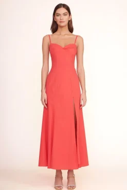 STAUD Occasion Dresses-NATALY DRESS - HIBISCUS