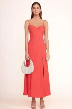 STAUD Occasion Dresses-NATALY DRESS - HIBISCUS
