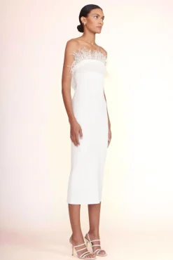 STAUD Bridal Dresses-NELLIE DRESS - WHITE