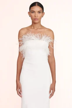 STAUD -NELLIE DRESS - WHITE