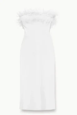 STAUD -NELLIE DRESS - WHITE