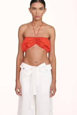 STAUD -NORA TOP - HIBISCUS