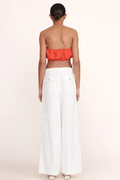STAUD -NORA TOP - HIBISCUS