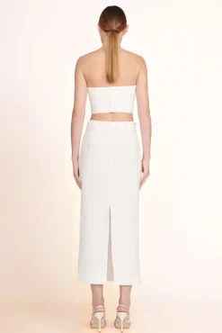 STAUD Bridal Dresses-NYLA TOP - WHITE