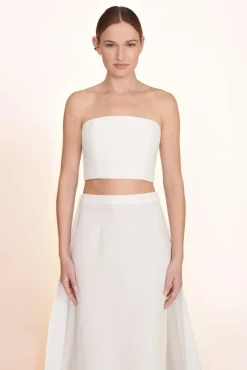 STAUD -NYLA TOP - WHITE