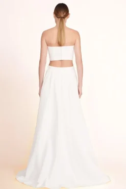 STAUD -NYLA TOP - WHITE
