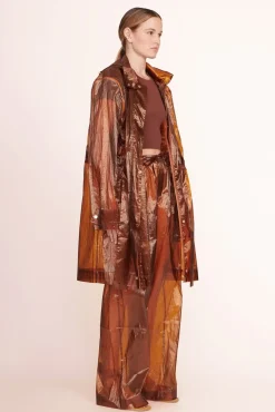 STAUD -OLIVER COAT - AMBER