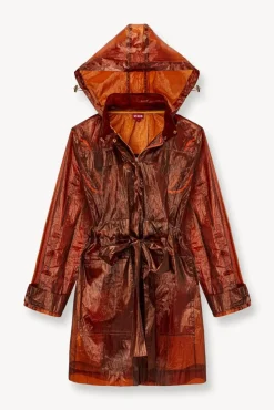 STAUD -OLIVER COAT - AMBER