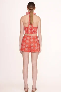 STAUD -OSCAR SHORT - HIBISCUS WHIRLPOOL