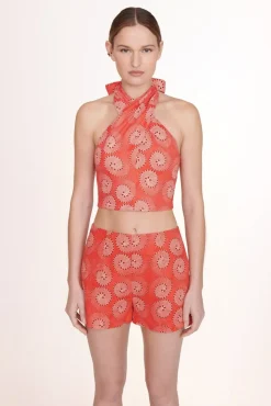 STAUD -OSCAR SHORT - HIBISCUS WHIRLPOOL