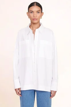 STAUD -PAYTON TOP - WHITE